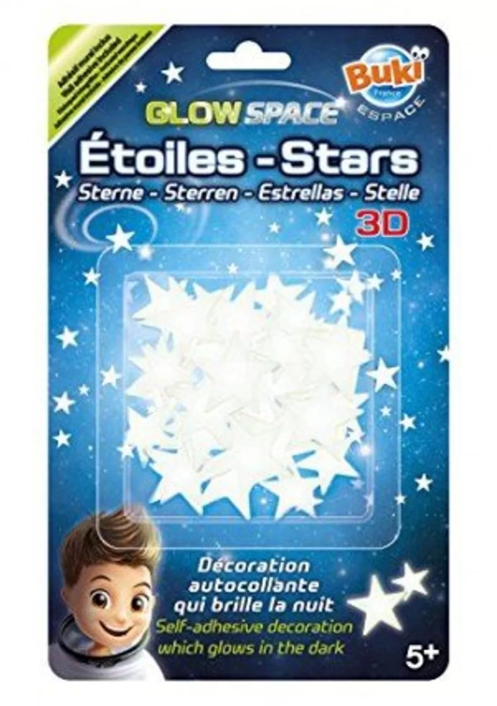 Buki Sinterklaas Cadeau 11 - 12 Jaar* Glow Space 3D Sterren