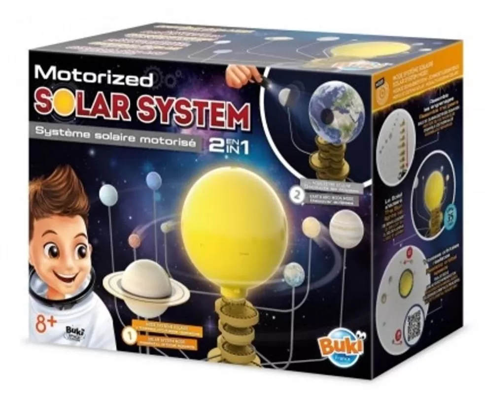 Buki Sinterklaas Cadeau 11 - 12 Jaar* Motorized Solar System (Gemotoriseerd Zonnestelsel)