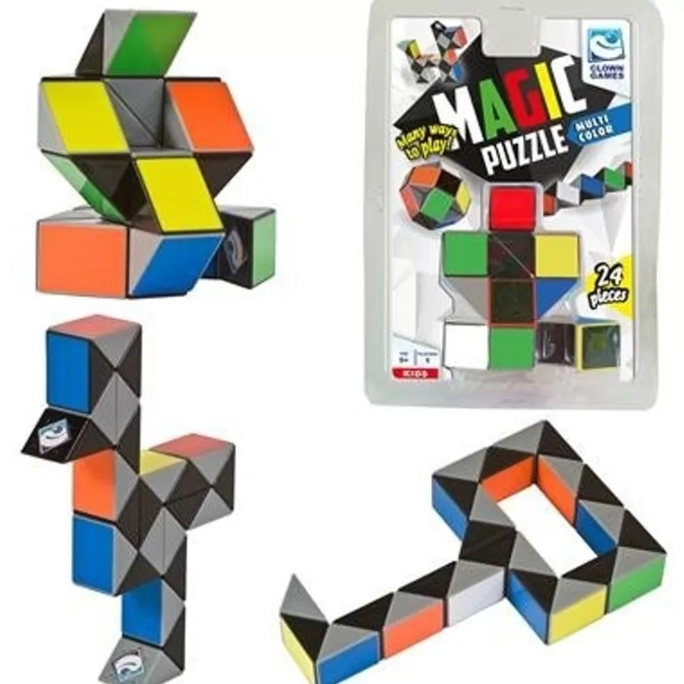 Clown Games Sinterklaas Cadeau 9 - 10 Jaar* Magic Puzzel 3D - 24 Delen - Multi Colour