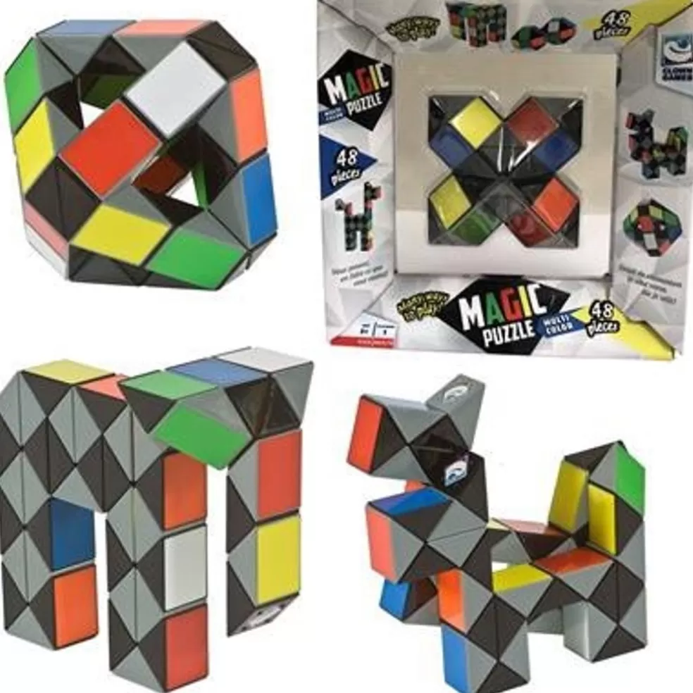 Clown Games Sinterklaas Cadeau 7 - 8 Jaar* Magic Puzzel 3D - Multi Color 48-Delen