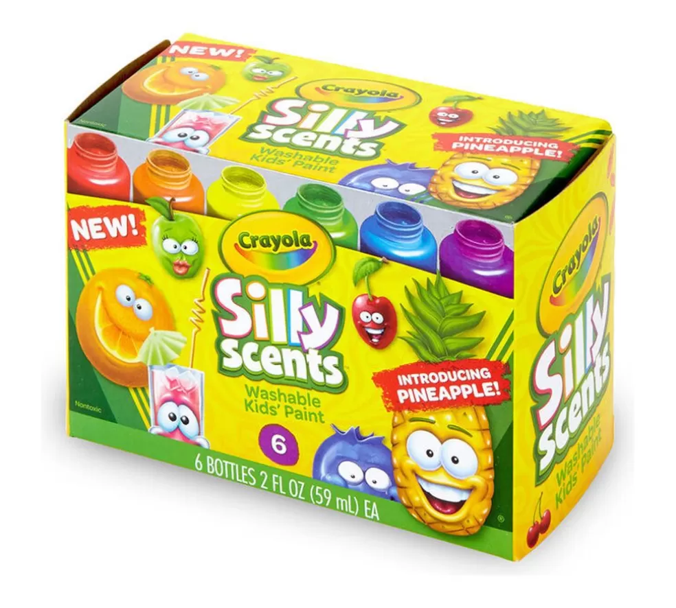 Crayola Sinterklaas Cadeau 11 - 12 Jaar* Geurverf, 6 Potjes - Silly Scents