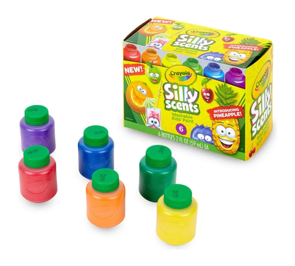 Crayola Sinterklaas Cadeau 11 - 12 Jaar* Geurverf, 6 Potjes - Silly Scents