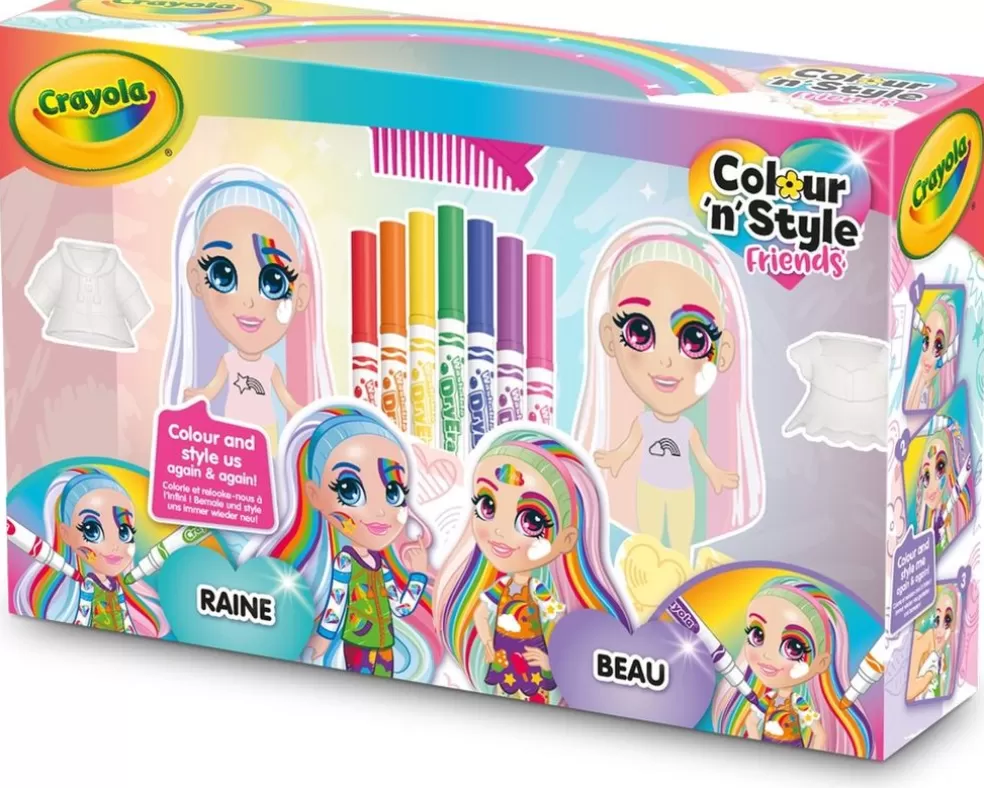 Crayola Sinterklaas Cadeau 7 - 8 Jaar* Kleur En Style - Tweeling Raine En Beau