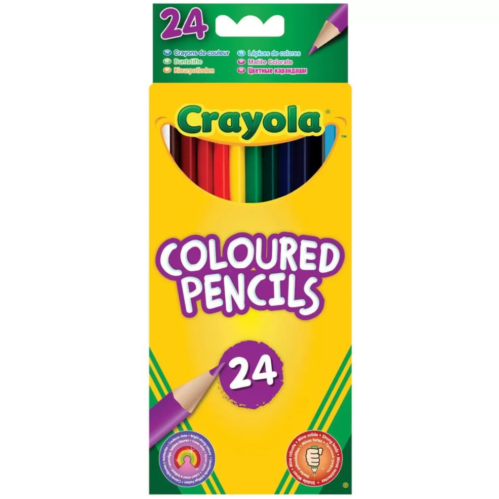 Crayola Sinterklaas Cadeau 11 - 12 Jaar* Kleurpotloden - 24 Stuks