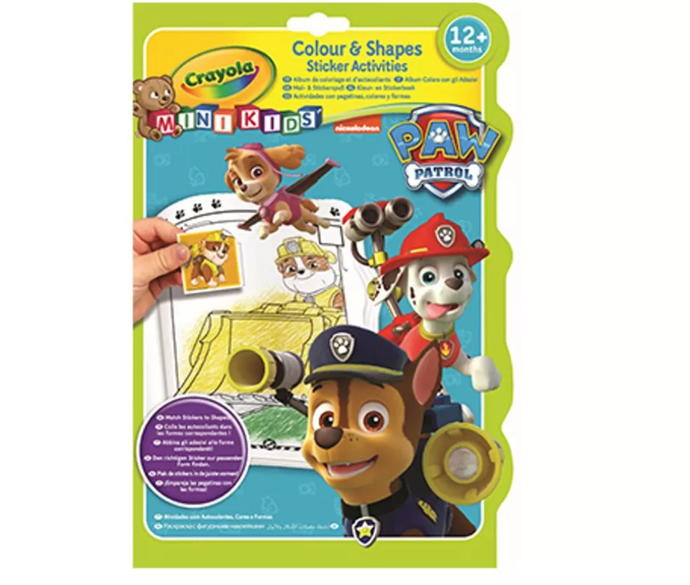 Crayola Sinterklaas Cadeau 7 - 8 Jaar* Paw Patrol, Kleur- En Stickerboek