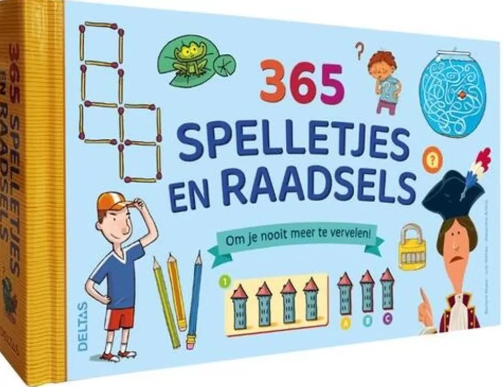 Deltas Sinterklaas Cadeau 11 - 12 Jaar* 365 Spelletjes En Raadsels