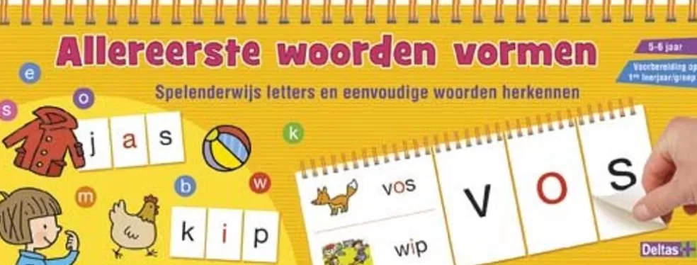 Deltas Sinterklaas Cadeau 5 - 6 Jaar* Allereerste Woorden Vormen (5-6 J.)