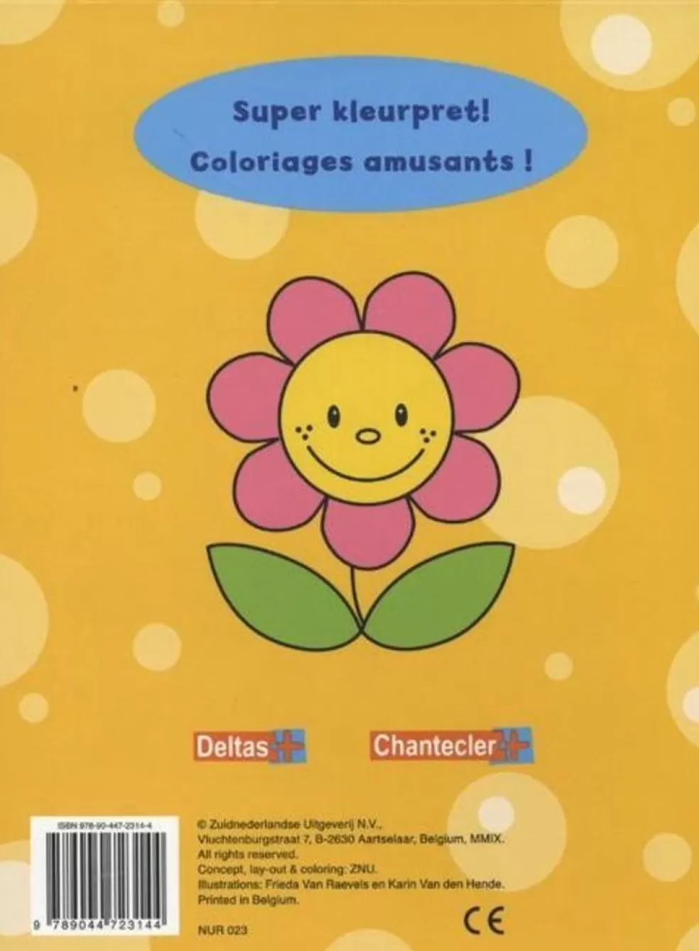 Deltas Sinterklaas Cadeau 3 - 4 Jaar* Crazy Color, Kleurblok, 3-4 Jaar