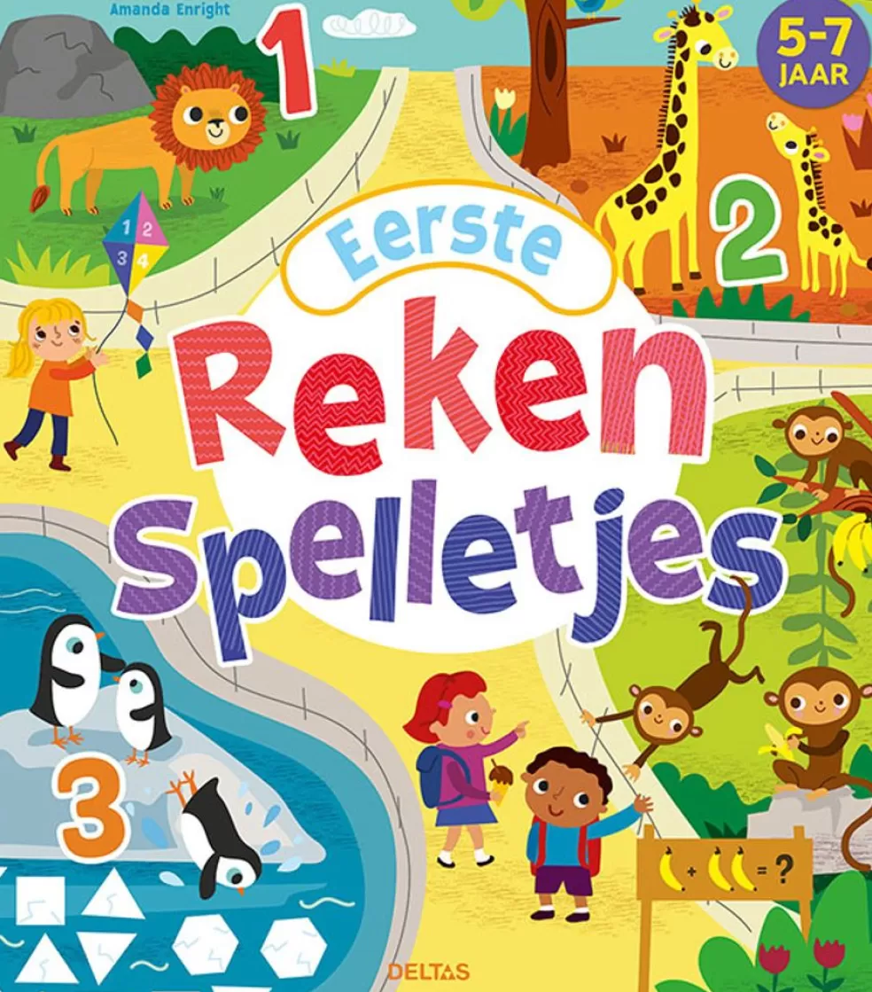 Deltas Sinterklaas Cadeau 7 - 8 Jaar* Eerste Rekenspelletjes