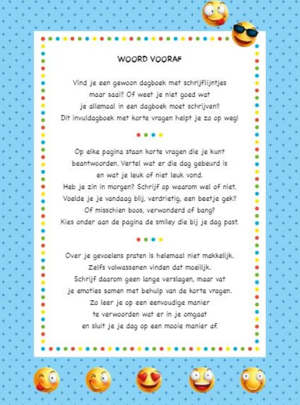 Deltas Sinterklaas Cadeau 11 - 12 Jaar* Emotiedagboek Voor Kinderen - Zo Voelde Ik Mij Vandaag
