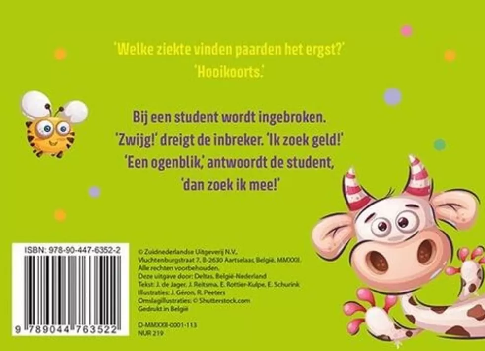 Deltas Sinterklaas Cadeau 11 - 12 Jaar* Het Gigaleuke Moppenboek