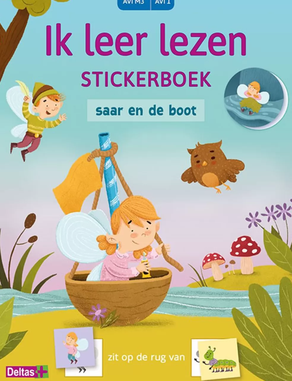 Deltas Sinterklaas Cadeau 5 - 6 Jaar* Ik Leer Lezen Stickerboek - Saar En De Boot (Avim3, Avi1)