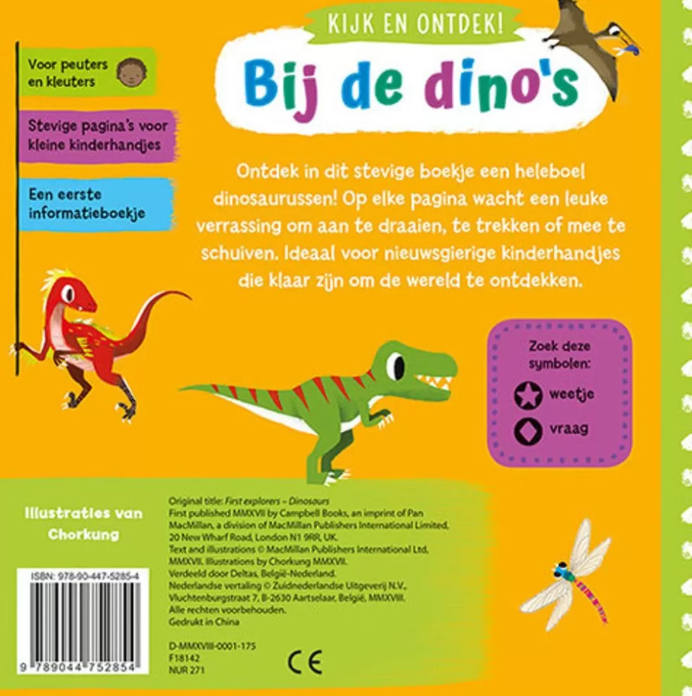 Deltas Sinterklaas Cadeau 5 - 6 Jaar* Kijk En Ontdek - Bij De Dino'S (Draai, Schuif En Trek)