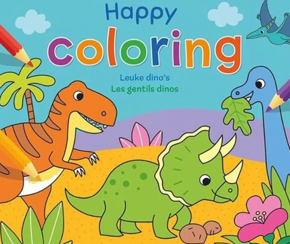 Deltas Sinterklaas Cadeau 5 - 6 Jaar* Kleurboek - Leuke Dino'S