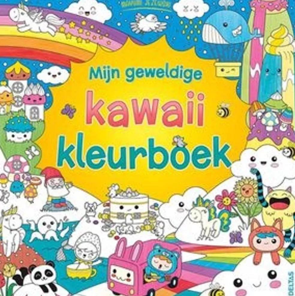 Deltas Sinterklaas Cadeau 11 - 12 Jaar* Kleurboek - Mijn Geweldige Kawaii