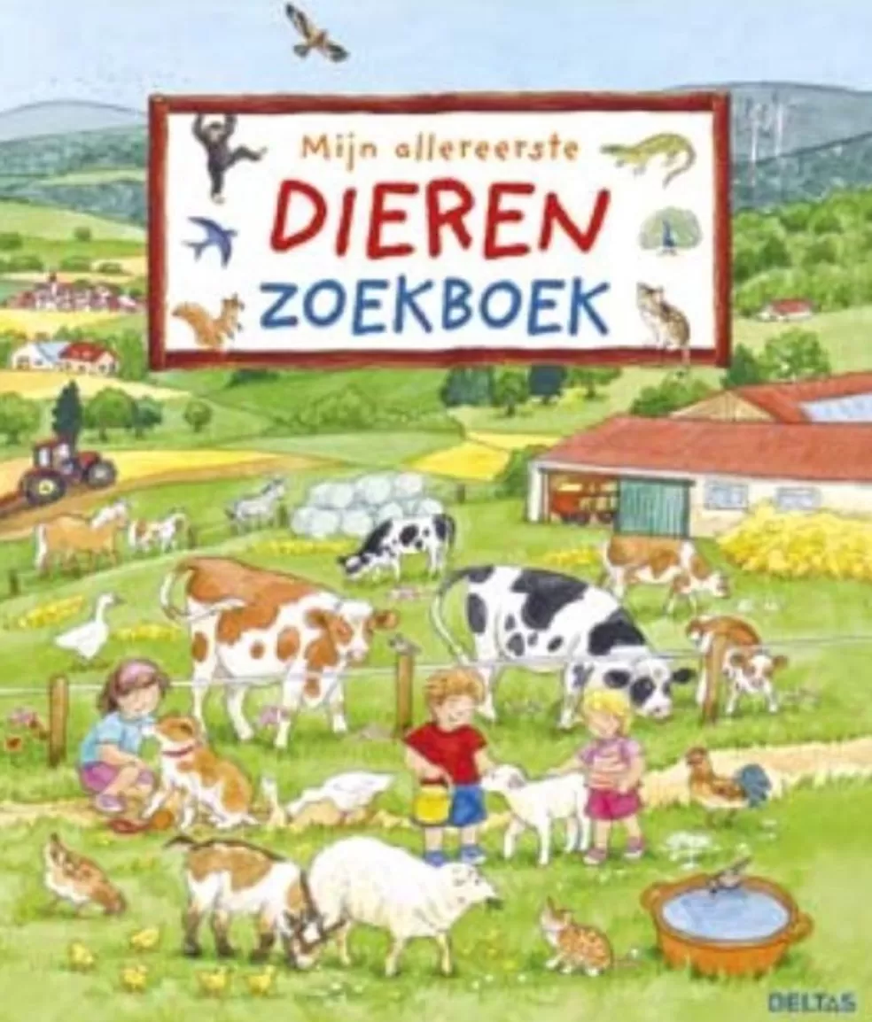 Deltas Sinterklaas Cadeau 5 - 6 Jaar* Mijn Allereerste Dieren Zoekboek