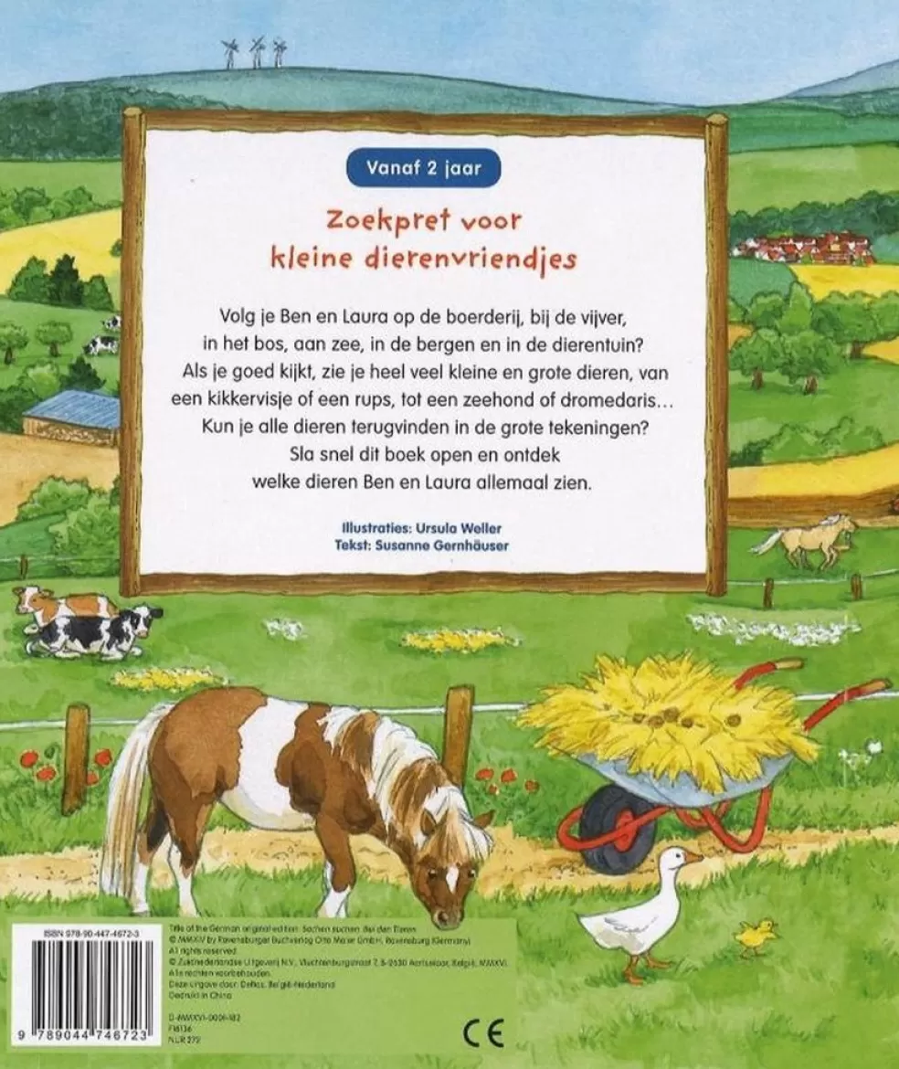 Deltas Sinterklaas Cadeau 5 - 6 Jaar* Mijn Allereerste Dieren Zoekboek