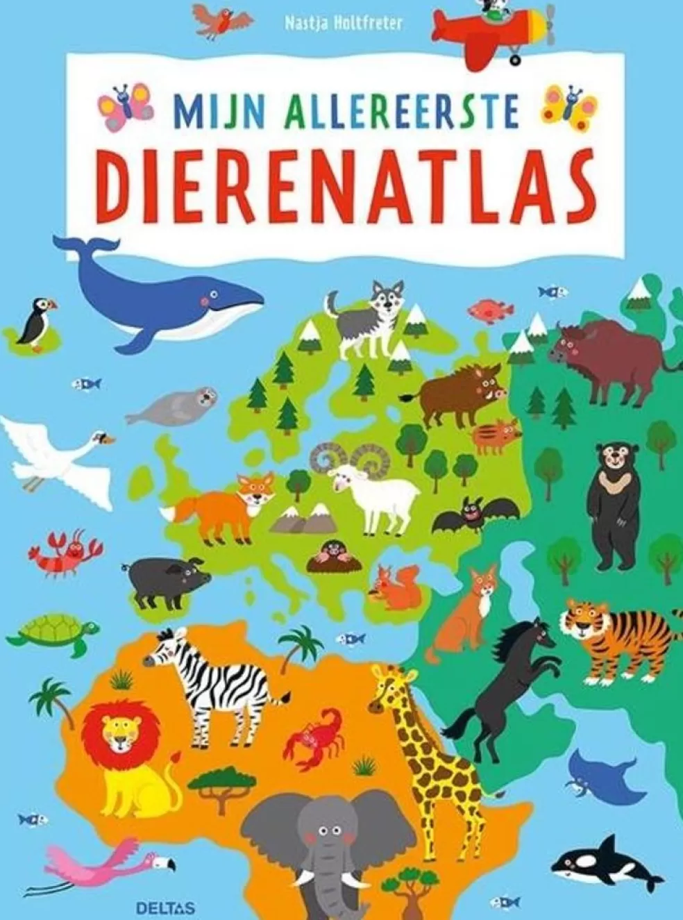 Deltas Sinterklaas Cadeau 7 - 8 Jaar* Mijn Allereerste Dierenatlas