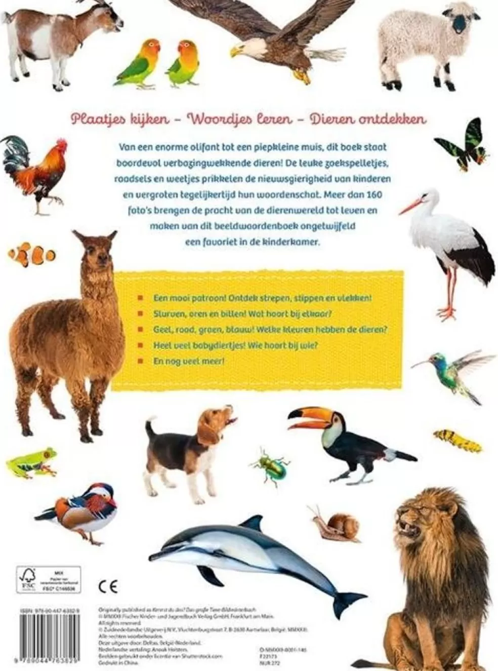 Deltas Sinterklaas Cadeau 5 - 6 Jaar* Mijn Eerste Grote Dierenkijkboek