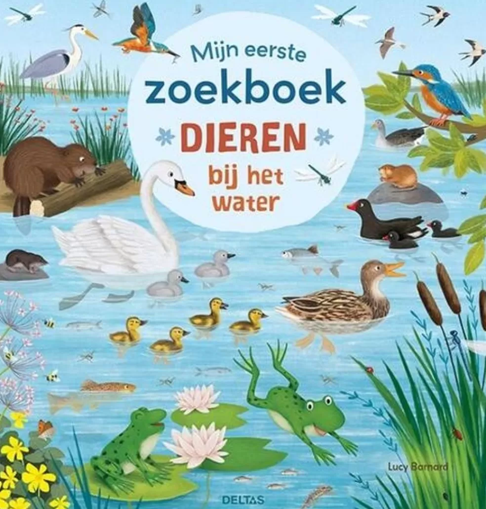 Deltas Sinterklaas Cadeau 5 - 6 Jaar* Mijn Eerste Zoekboek - Dieren Bij Het Water