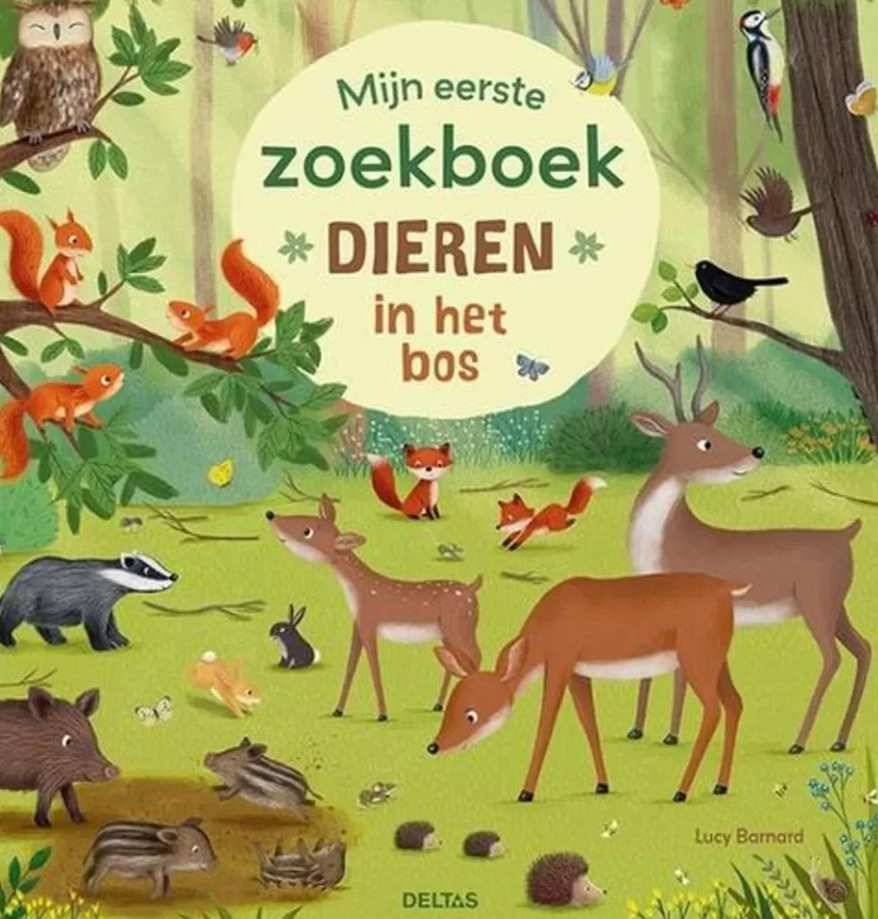 Deltas Sinterklaas Cadeau 5 - 6 Jaar* Mijn Eerste Zoekboek - Dieren In Het Bos