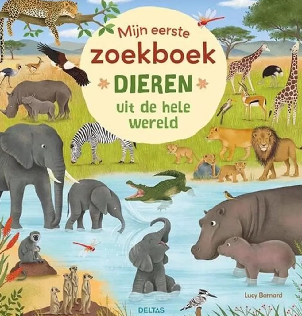 Deltas Sinterklaas Cadeau 5 - 6 Jaar* Mijn Eerste Zoekboek - Dieren Uit De Wereld