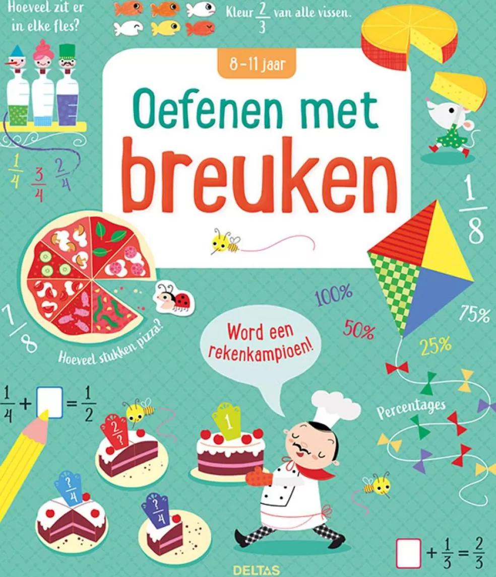 Deltas Sinterklaas Cadeau 11 - 12 Jaar* Oefenen Met Breuken (8-11 Jaar)