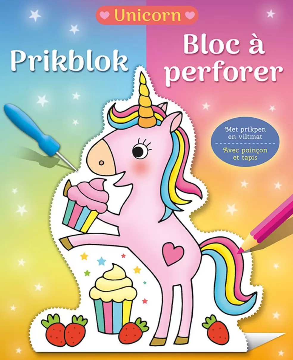 Deltas Sinterklaas Cadeau 7 - 8 Jaar* Prikblok - Unicorn