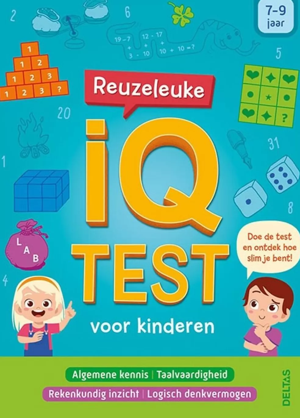 Deltas Sinterklaas Cadeau 9 - 10 Jaar* Reuzeleuke Iq Test Voor Kinderen (7-9 Jaar)