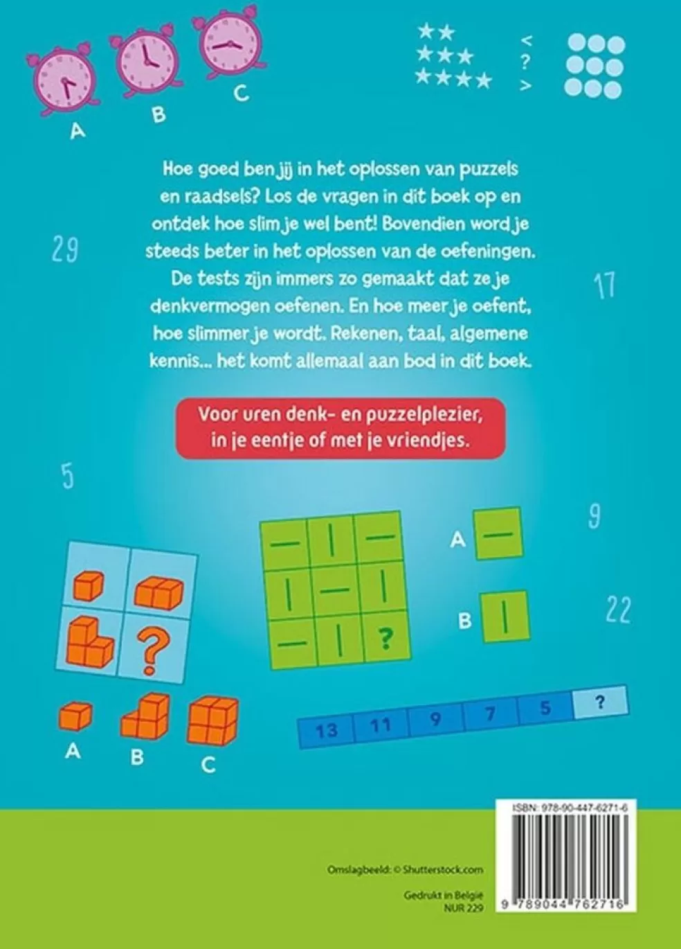 Deltas Sinterklaas Cadeau 9 - 10 Jaar* Reuzeleuke Iq Test Voor Kinderen (7-9 Jaar)