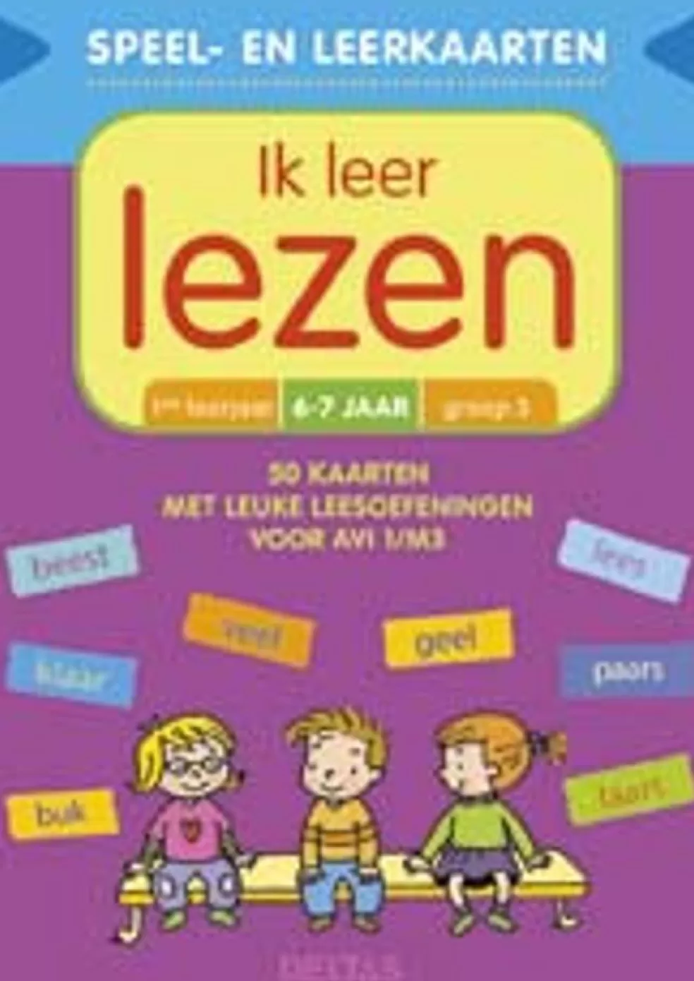 Deltas Sinterklaas Cadeau 7 - 8 Jaar* Speel- En Leerkaarten - Ik Leer Lezen (6-7 J.)