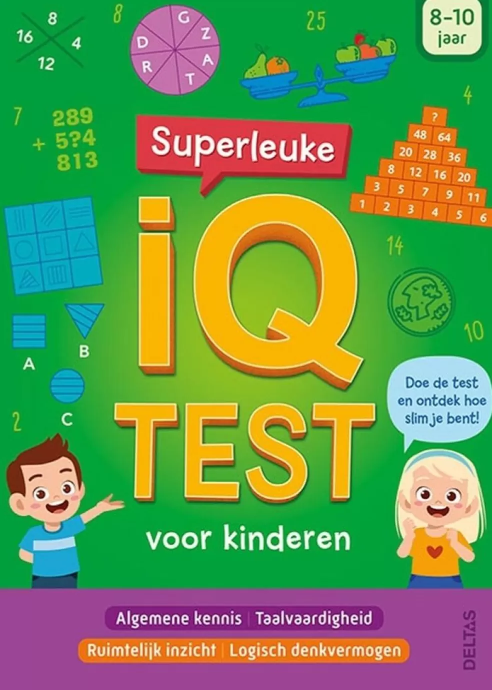 Deltas Sinterklaas Cadeau 9 - 10 Jaar* Superleuke Iq Test Voor Kinderen (8-10 Jaar)