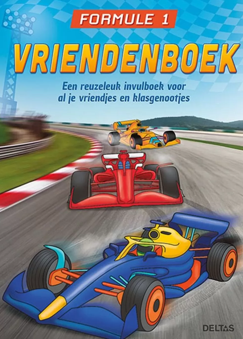 Deltas Sinterklaas Cadeau 9 - 10 Jaar* Vriendenboek - Formule 1