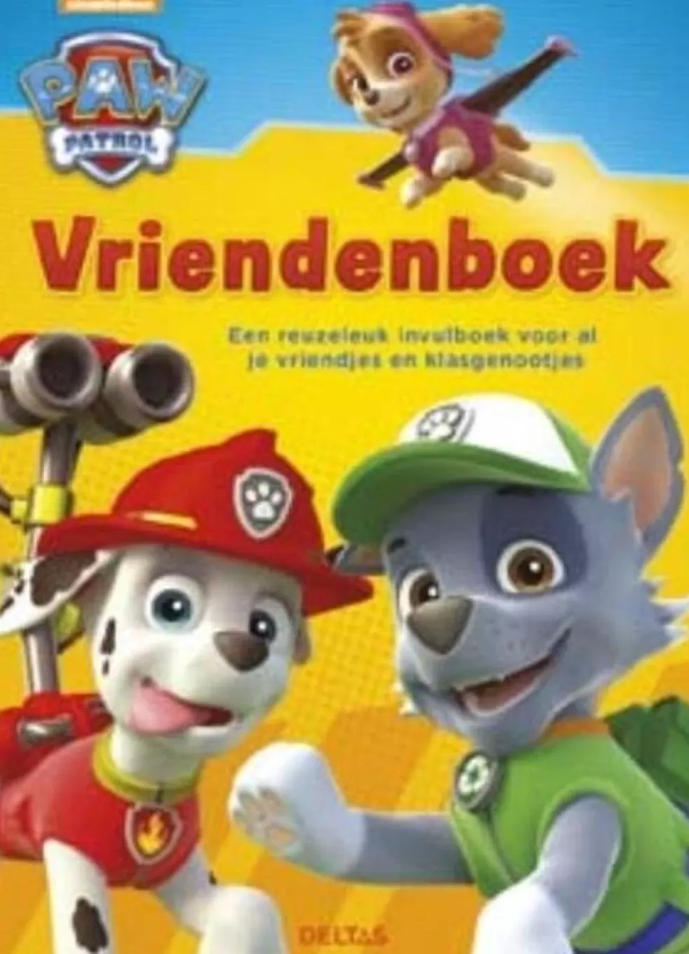 Deltas Sinterklaas Cadeau 7 - 8 Jaar* Vriendenboek - Paw Patrol