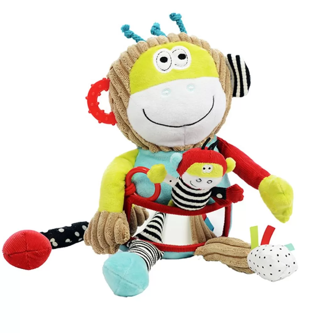 Dolce Sinterklaas Cadeau 0-2 Jaar*Aap Charlie - Activiteitenknuffel