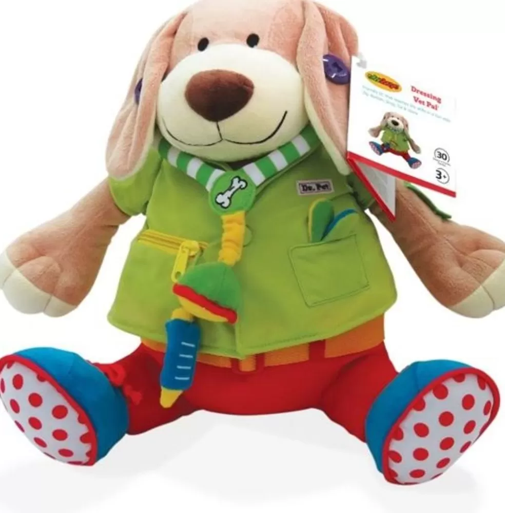 Edushape Sinterklaas Cadeau 3 - 4 Jaar* Activiteitenknuffel - Dr. Pooch