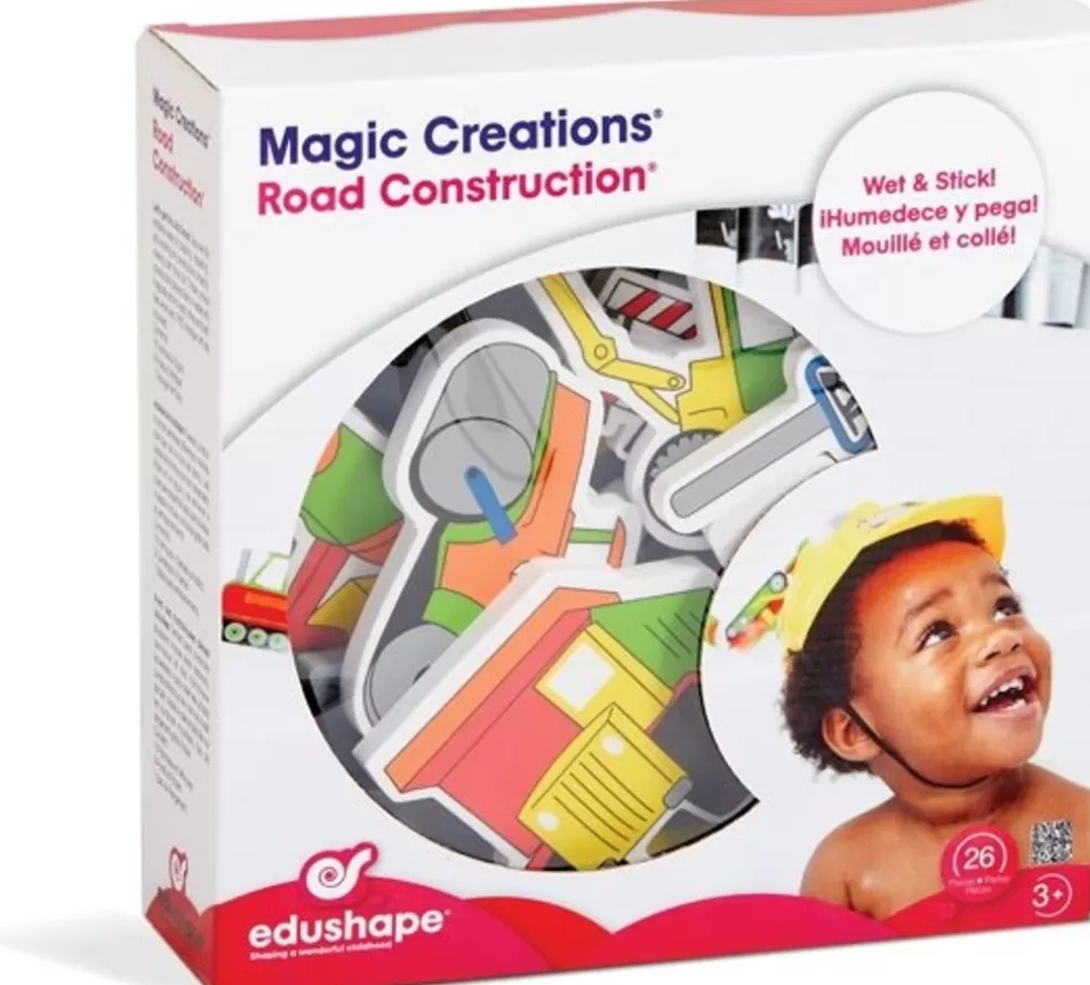 Edushape Sinterklaas Cadeau 5 - 6 Jaar* Badspeelgoed - Magic Creations - Wegwerkers