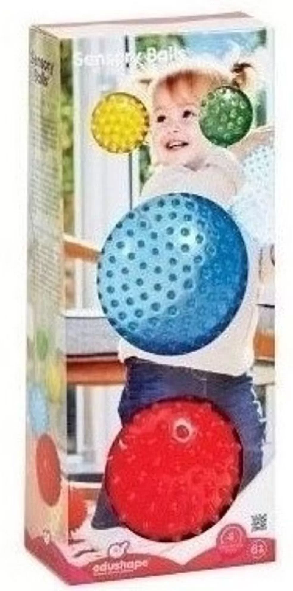 Edushape Sinterklaas Cadeau 3 - 4 Jaar* Mega Sensorische Ballen - 4 Stuks ( 2X 18, 2X 10)