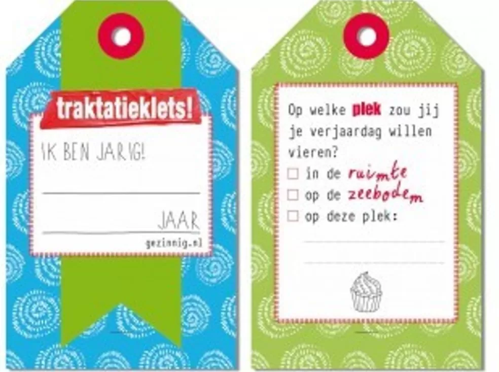 Gezinnig Sinterklaas Cadeau 11 - 12 Jaar* Traktatieklets! 6-12 Jaar