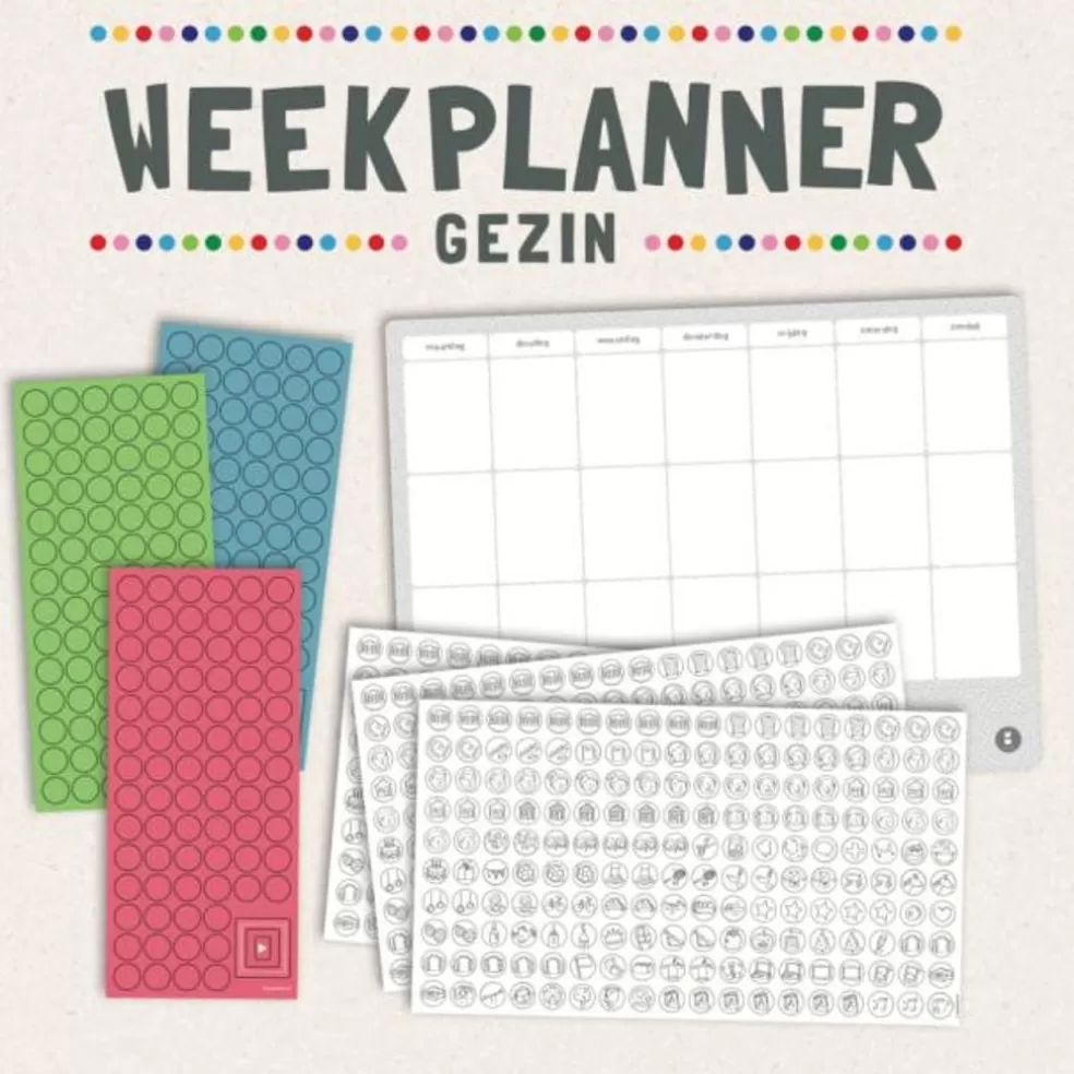 Gezinnig Sinterklaas Cadeau 9 - 10 Jaar* Weekplanner Voor Het Gezin