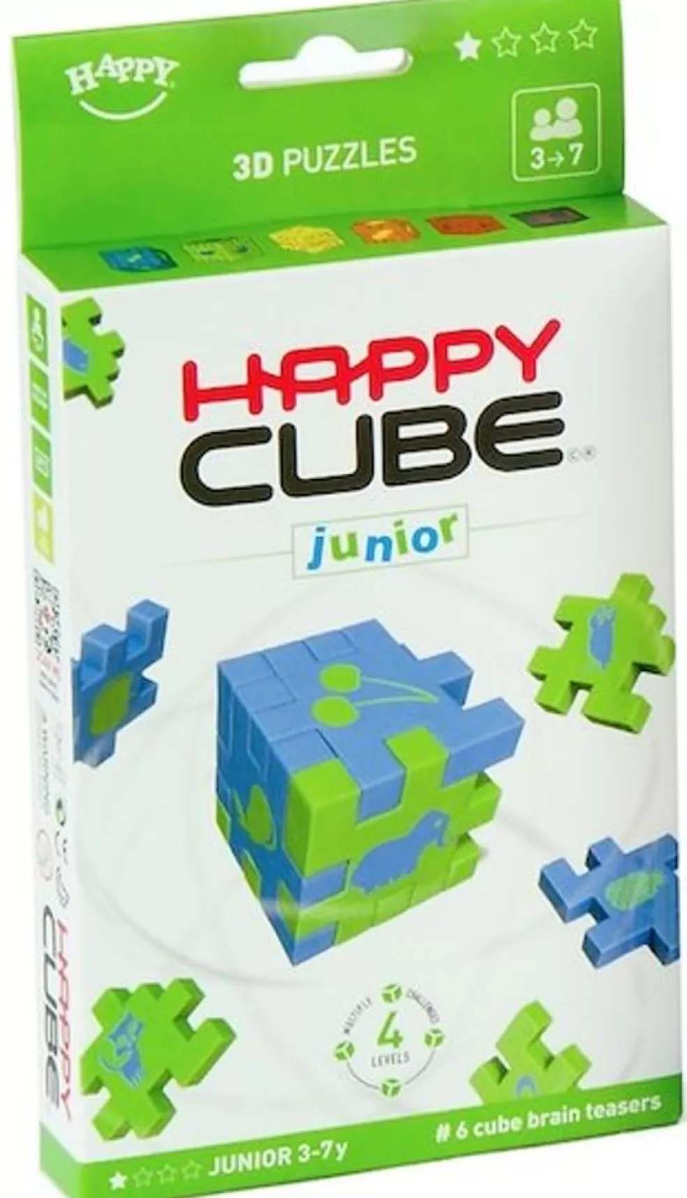 Happy Cube Sinterklaas Cadeau 7 - 8 Jaar* Cube Junior 6 Pack