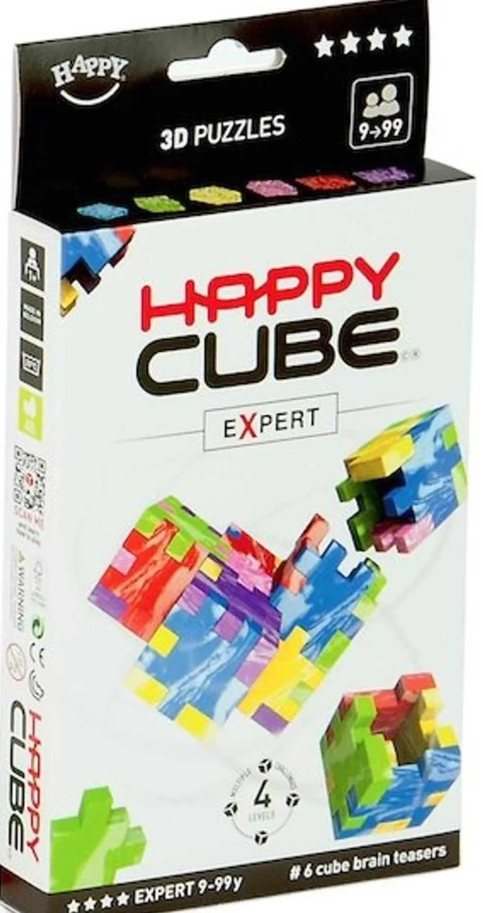 Happy Cube Sinterklaas Cadeau 11 - 12 Jaar* Expert Cube 6 Pack