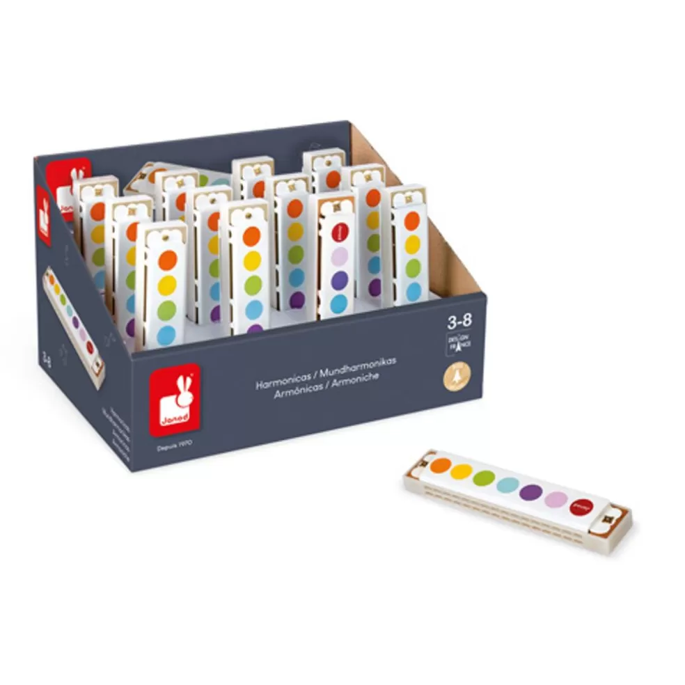 Janod Sinterklaas Cadeau 7 - 8 Jaar* Confetti Mondharmonica