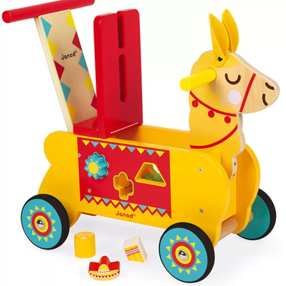 Janod Sinterklaas Cadeau 3 - 4 Jaar* Houten Loopauto, De Lama