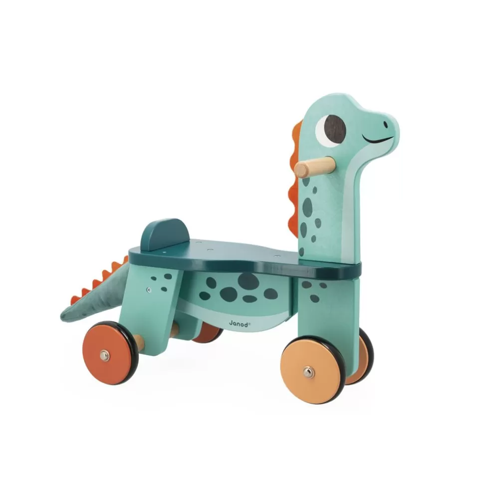 Janod Sinterklaas Cadeau 3 - 4 Jaar* Houten Speelgoed - Dino - Loopfiets Portosaurus