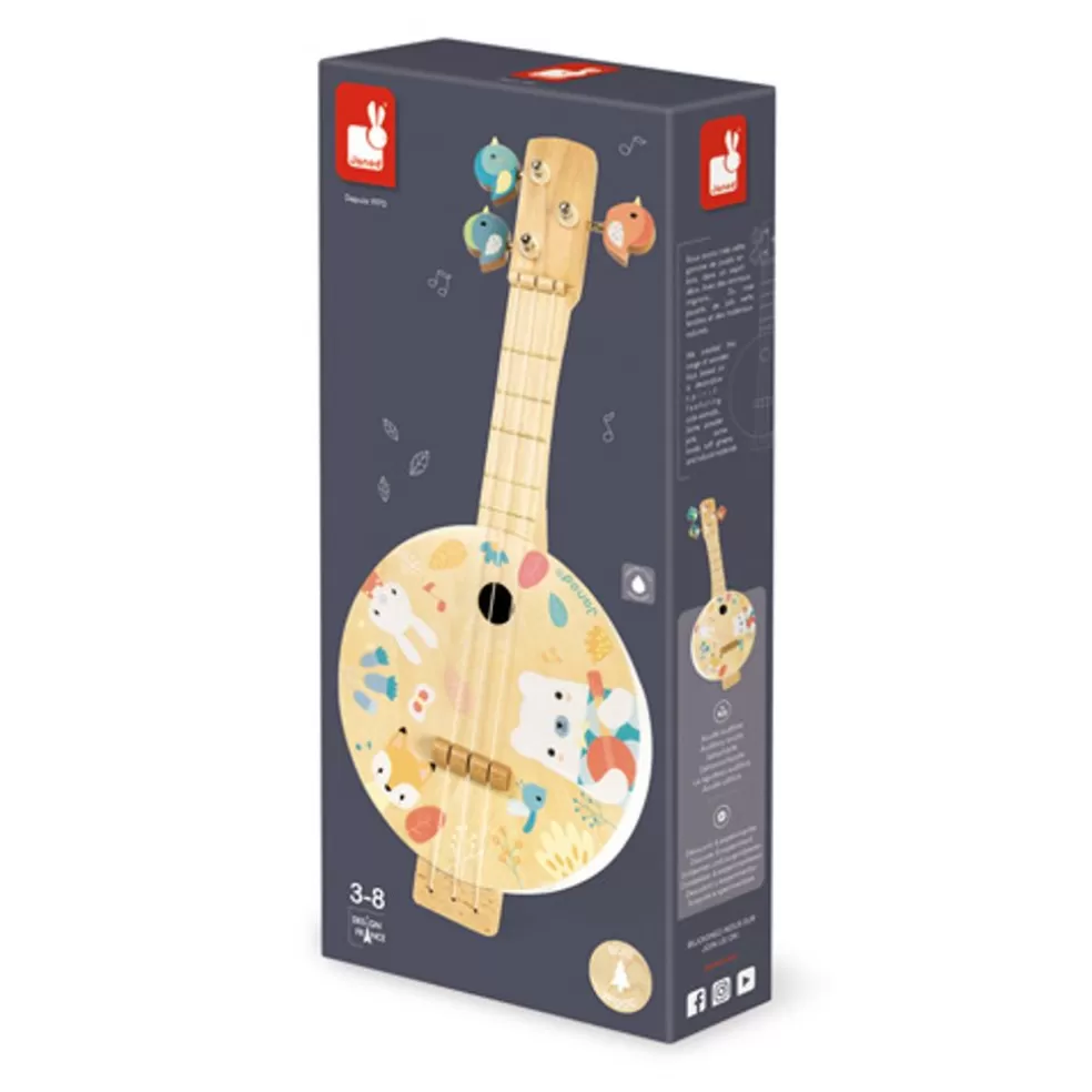 Janod Sinterklaas Cadeau 5 - 6 Jaar* Houten Speelgoed - Pure - Banjo