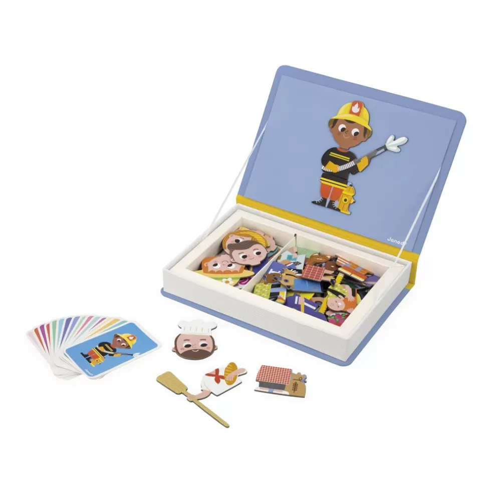 Janod Sinterklaas Cadeau 7 - 8 Jaar* Magnetibook - Beroepen