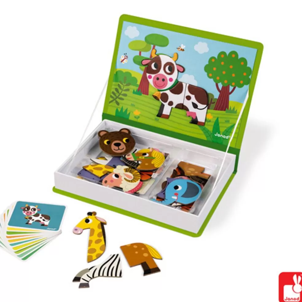 Janod Sinterklaas Cadeau 3 - 4 Jaar* Magnetibook - Dieren