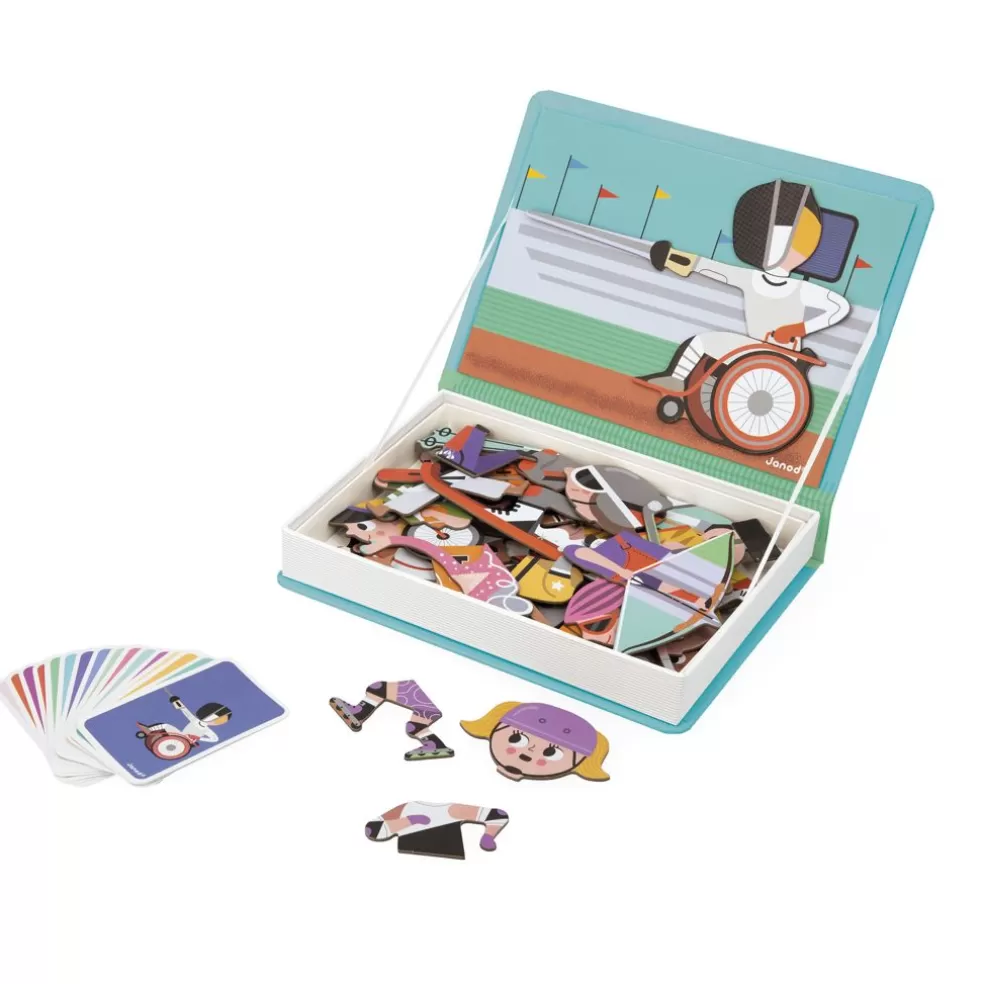 Janod Sinterklaas Cadeau 7 - 8 Jaar* Magnetibook - Sporten