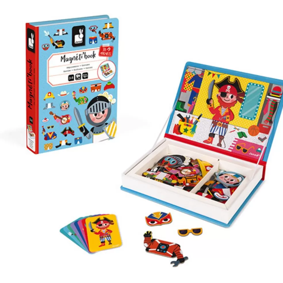 Janod Sinterklaas Cadeau 7 - 8 Jaar* Magnetibook - Verkleedfeest Jongens